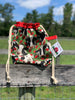 Drawstring Project Bag by Rose (X-LARGE) - COWS/Red