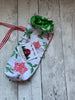 WINE BAG by Rose - HOLLY LEAVES   / Green Christmas Trees