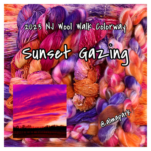 2023 NJ WOOL WALK COLORWAY - "SUNSET GAZING"™ MULTIPLE BASES