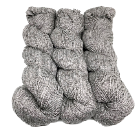 Illimani SABRI - Organic Cotton / Baby Alpaca - 41 - GREY (Sock Weight)