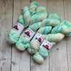 SOCK WEIGHT - AQUAMARINE Speckle -  Speckle Dyed - 463 yds 3.5 oz or 20 gr minis RTS (806)