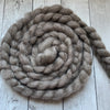 Coopworth Wool Roving   - 4 oz - grey