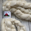 FARM ROVING - Baby Alpaca / Merino / Firestar Sparkle - Roving (Baby Grade Alpaca) from ZEUS - Creamy White