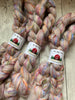 Colored Top - Wool and Tweed -  "Rainbow Tweed" 4 oz