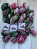 RUBY ZOISITE -  Handpainted/speckled  Multiple Yarn Weights  -  RTS