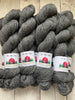 DK - Alma Park Exclusive Farm Yarn -  Sport/DK with BFL 250 yds - GREY - "TONY & CLARISSA"