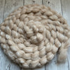FARM ROVING - Alpaca / Merino / Silk - Roving from STELLA - Light Fawn