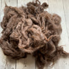 Washed Raw Fiber BABY ALPACA - Rose Grey  from "Rosalita"  4 oz