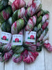 RUBY ZOISITE -  Handpainted/speckled  Multiple Yarn Weights  -  RTS