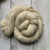 SOCK WEIGHT - Alma  Park Exclusive  - Yarn with BFL and touch of Sparkle 400 yds - White