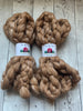 FARM ROVING - Baby Alpaca / Merino / Silk - Roving from ESTHER - Light Fawn