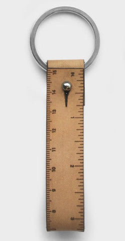 Leather Fob Ruler