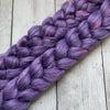 Colored Top - Merino Tweed Bamboo - "Purple Pop" 4 oz