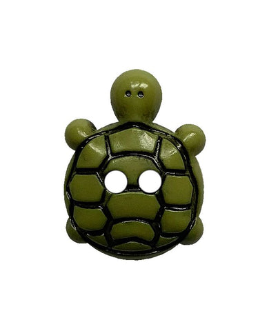 CHILDREN BUTTON TURTLE POLYAMIDE WITH 2 HOLES - 18MM