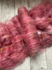 Baby Alpaca Sari Silk Waste Merino Sparkle - PINK MIST™  (textured)  - 2 oz