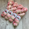 SOCK WEIGHT - RUBY Speckle -  Speckle Dyed - 463 yds 3.5 oz or 20 gr minis RTS (923)