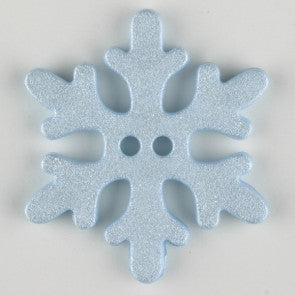 Snowflake button - 20 mm