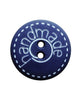 POLYAMIDE or WOOD BUTTON ROUND SHAPE ,"HANDMADE"-LABELING - 18MM