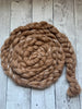 FARM ROVING - Baby Alpaca / Merino / Silk - Roving from ESTHER - Light Fawn