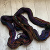 Batt Minis - 1.5 oz - Dark Rainbow Crush - Alpaca Merino Silks Sparkle