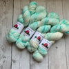 SOCK WEIGHT - AQUAMARINE Speckle -  Speckle Dyed - 463 yds 3.5 oz or 20 gr minis RTS (806)