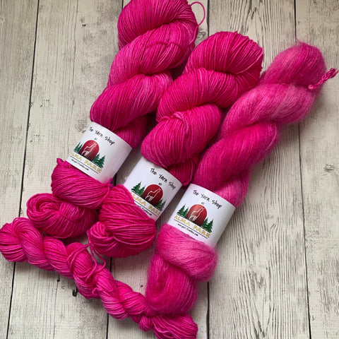 BUBBLE GUM™ -  Semi-Solid - Multiple Yarn Weights  -  RTS