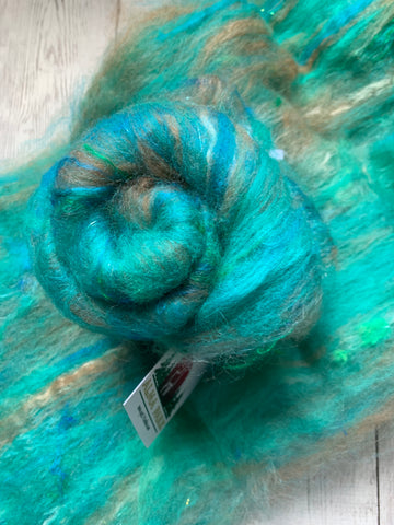 Baby Alpaca Soffsilk Merino Sparkle - SND & SEA   (smooth)  - 2 oz