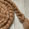 FARM ROVING - Baby Alpaca / Merino / Firestar - Roving from ESTHER - Light Fawn