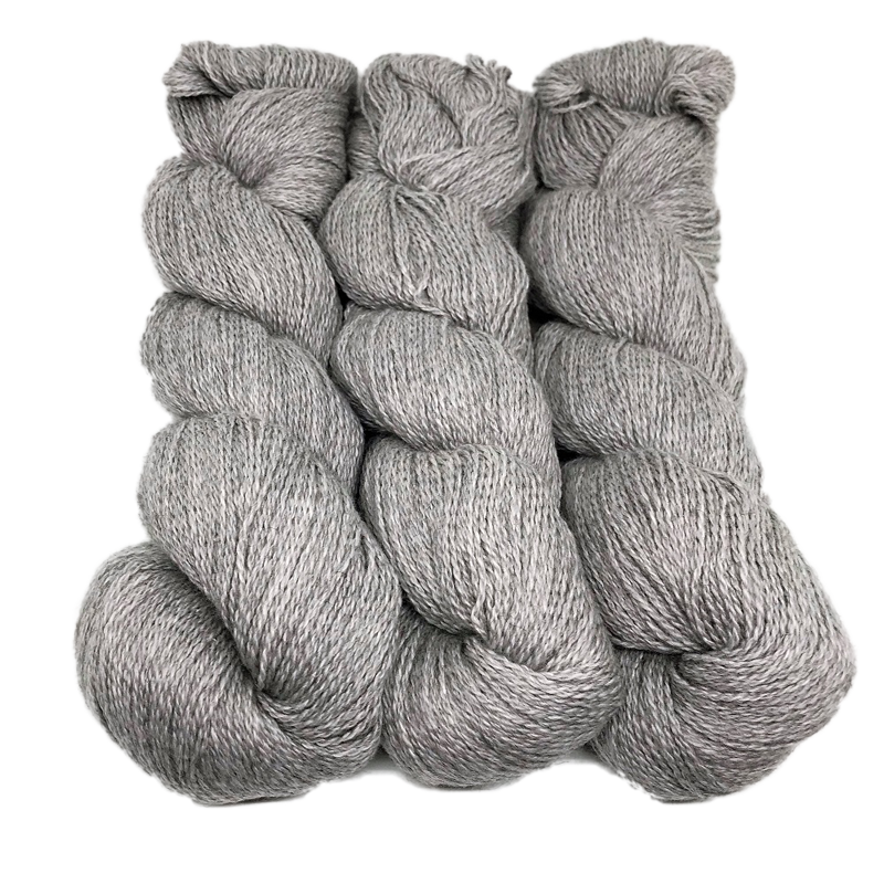 Illimani SABRI - Organic Cotton / Baby Alpaca - 41 - GREY (Sock Weight)