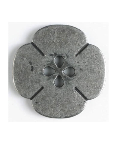 FULL METAL BUTTON FLOWER - 20MM