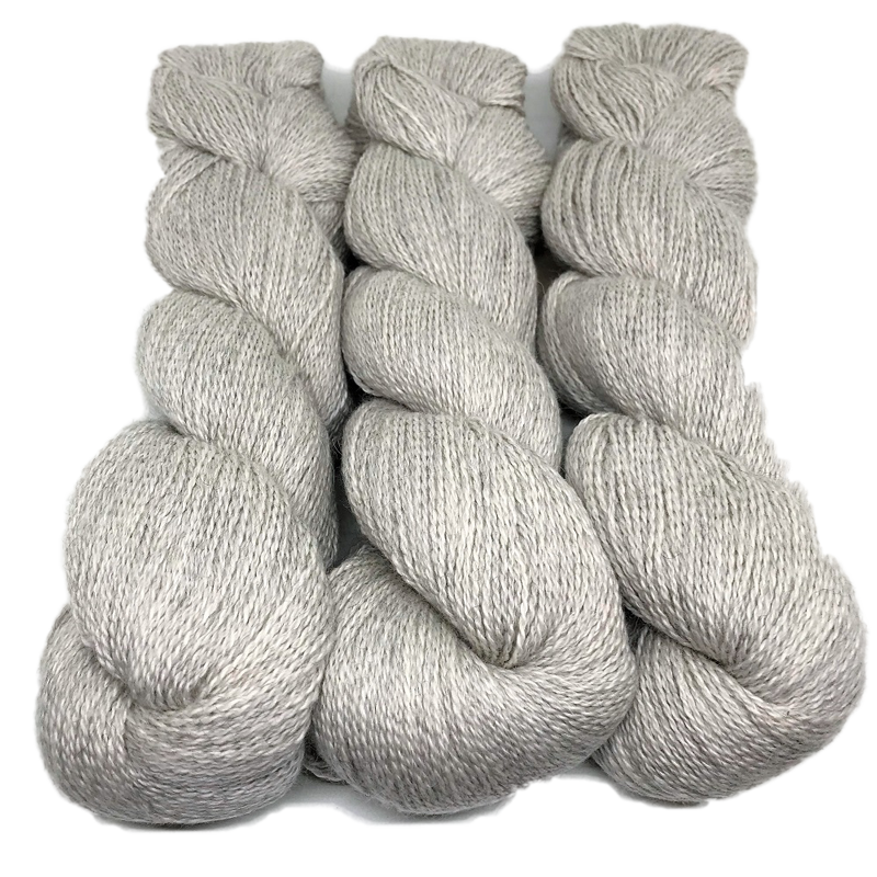 Illimani SABRI - Organic Cotton / Baby Alpaca - 38 - LIGHT GREY (Sock Weight)