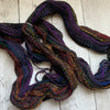 Batt Minis - 1.5 oz - Dark Rainbow Crush - Alpaca Merino Silks Sparkle