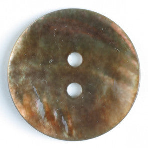 Clear Flat Plastic Button 3/4