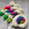 SOCK WEIGHT - "I CAN SEE CLEARLY NOW" -  HandPaint  - 463 yds 3.5 oz  RTS (012120)