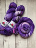 PURPLE RAIN -  Hand Painted/Speckled - Multiple Yarn Weights  -  RTS