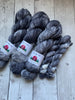 DARK GRANITE -  Handpainted/speckled  Multiple Yarn Weights  -  RTS