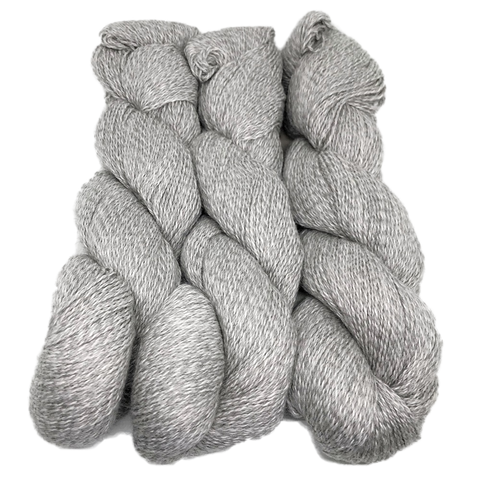 Illimani SABRI - Organic Cotton / Baby Alpaca - 41-38 - ASH (Sock Weight)