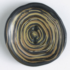Swirl Wood Button
