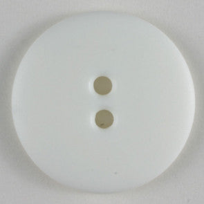 White Button - 18mm