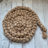 FARM ROVING - Baby Alpaca / Merino / Silk - Roving  (Baby Grade Alpaca) from ROMEO - Fawn