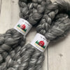 FARM ROVING - Baby Alpaca / Merino / Silk - Roving  (Baby Grade Alpaca) from MULTIPLE ANIMALS - Grey