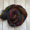 Batt Minis - 1.5 oz - Dark Rainbow Crush - Alpaca Merino Silks Sparkle