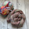 Alpaca Merino Soffsilk Sparkle - "Happy Birthday" (smooth)  - 2 oz