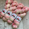 SOCK WEIGHT - RUBY Speckle -  Speckle Dyed - 463 yds 3.5 oz or 20 gr minis RTS (923)