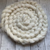 FARM ROVING - Baby Alpaca / Merino / Silk - Roving (Baby Grade Alpaca) from THOR - White