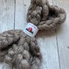 Coopworth Wool Roving   - 4 oz - grey