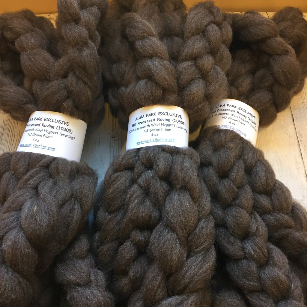 Coopworth Hogget Wool Roving - 4 oz - Moorit – The Yarn Shop at