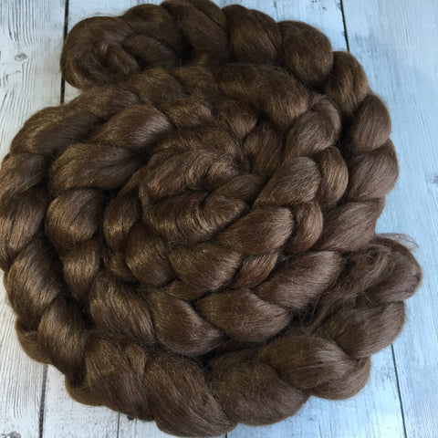 Alpaca/Silk (70/30) - BROWN - 2 or 4 oz
