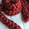 Merino/Sparkle Top 70/30 "FIRE RUBY" 2 or 4 oz