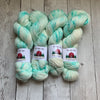 SOCK WEIGHT - AQUAMARINE Speckle -  Speckle Dyed - 463 yds 3.5 oz or 20 gr minis RTS (806)